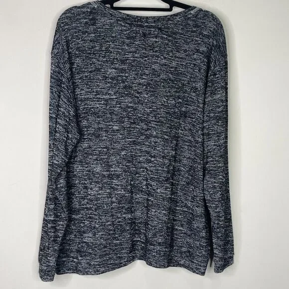 New Nicole Miller Knit V-Neck Color Block Top Women's Size Medium - Picture 2 of 7